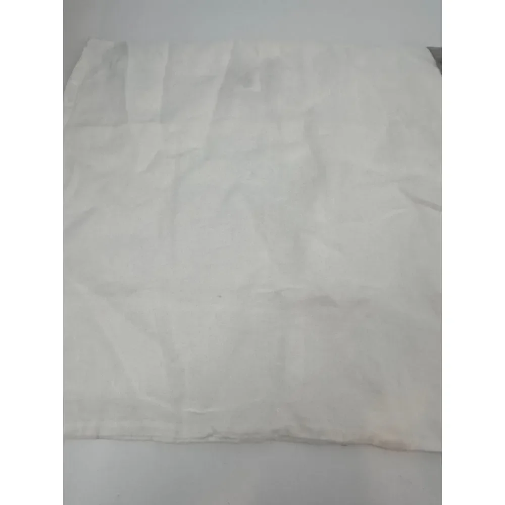West Elm Slip Pillow Case Cover‎ White Gray Linen 20x24 Slip Standard